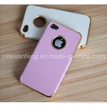 Pink PU Leather Case for iPhone